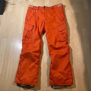 686 Smarty 3-in-1 cargo snowboard pants XL Orange